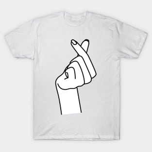 Korean Love Finger Snap T-Shirt